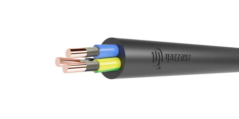 Кабель ВВГнг(А)-FRLS 3х2.5 ОК (N PE) 0.66кВ (м) Цветлит 00-00140719 ТехноИмпульс
