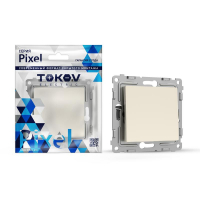 Переключатель перекрестный 1-кл. СП Pixel IP20 механизм беж. TOKOV ELECTRIC TKE-PX-P1R-C02 ТехноИмпульс