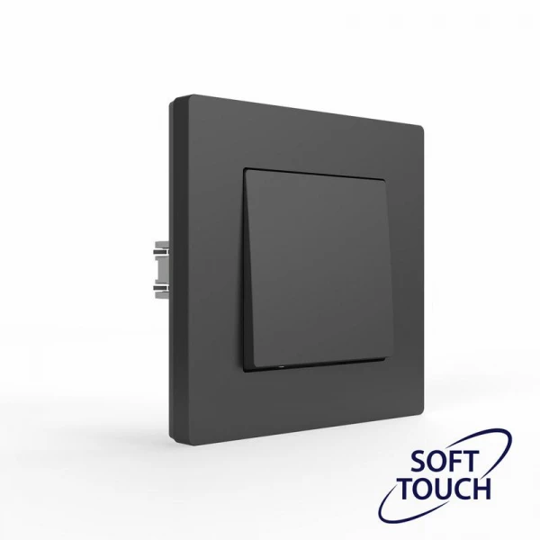 Переключатель перекрестный 1-кл. СП Pixel IP20 механизм карбон TOKOV ELECTRIC TKE-PX-P1R-C14 ТехноИмпульс