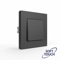 Переключатель перекрестный 1-кл. СП Pixel IP20 механизм карбон TOKOV ELECTRIC TKE-PX-P1R-C14 ТехноИмпульс