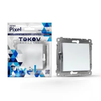 Переключатель перекрестный 1-кл. СП Pixel IP20 механизм перламутр. TOKOV ELECTRIC TKE-PX-P1R-C04 ТехноИмпульс