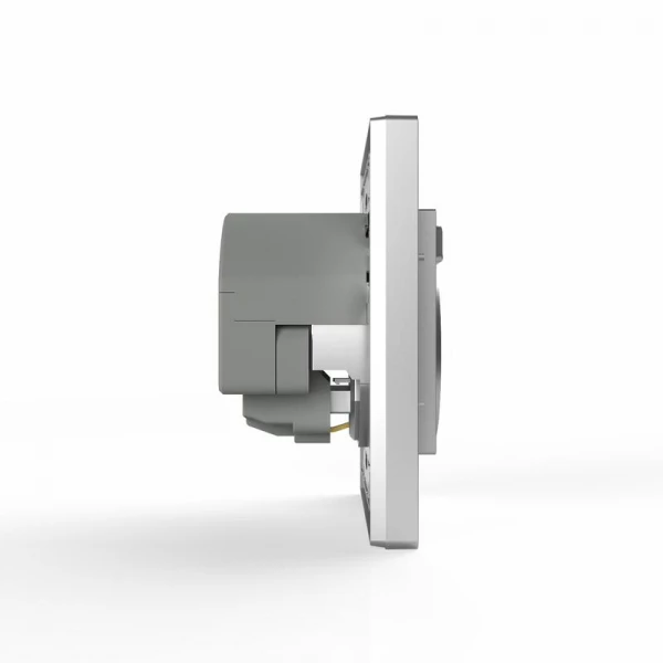 Розетка 1-м СП Pixel с заземл. с 2-мя заряд. устр. USB тип A+A механизм алюм. TOKOV ELECTRIC TKE-PX-R1U2A-C03 ТехноИмпульс