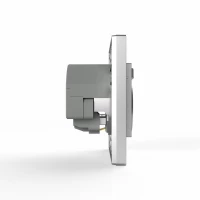 Розетка 1-м СП Pixel с заземл. с 2-мя заряд. устр. USB тип A+A механизм алюм. TOKOV ELECTRIC TKE-PX-R1U2A-C03 ТехноИмпульс