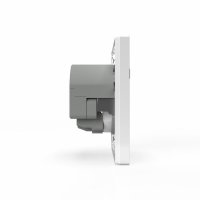 Розетка 1-м СП Pixel IP20 с заземл. с 2-мя заряд. устр. USB тип A+A механизм бел. TOKOV ELECTRIC TKE-PX-R1U2A-C01 ТехноИмпульс