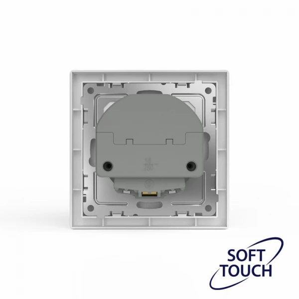 Розетка 1-м СП Pixel IP20 с заземл. с 2-мя заряд. устр. USB тип A+C механизм айс TOKOV ELECTRIC TKE-PX-R1U2AC-C34 ТехноИмпульс