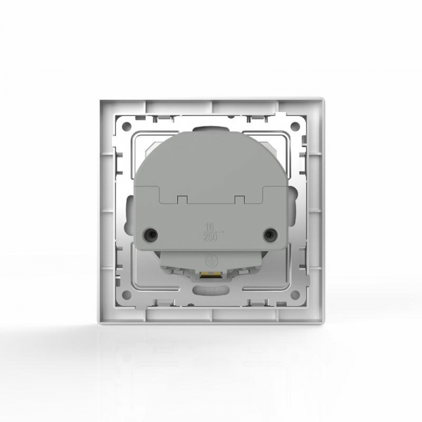 Розетка 1-м СП Pixel IP20 с заземл. с 2-мя заряд. устр. USB тип A+C механизм алюм. TOKOV ELECTRIC TKE-PX-R1U2AC-C03 ТехноИмпульс