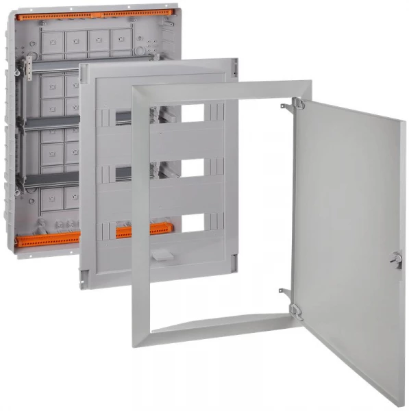 Щит СП 54мод. Тусо 686х518х125мм с метал. дверцей сер. Ruvinil 68154МС ТехноИмпульс