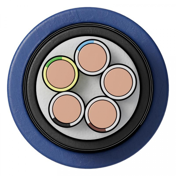 Кабель Русский Свет ВБШвнг(А)-LS 5х6 ОК (N PE) 0.66кВ (м) 10139 ТехноИмпульс
