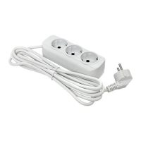 Удлинитель 3х2м с заземл. 16А IP20 Эксперт 3.0кВт ПВС 3х1 PROxima EKF UBA16-310-3-02 ТехноИмпульс