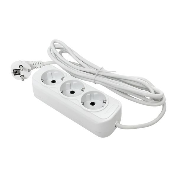 Удлинитель 3х5м с заземл. 16А IP20 Эксперт 3.0кВт ПВС 3х1 PROxima EKF UBA16-310-3-05 ТехноИмпульс