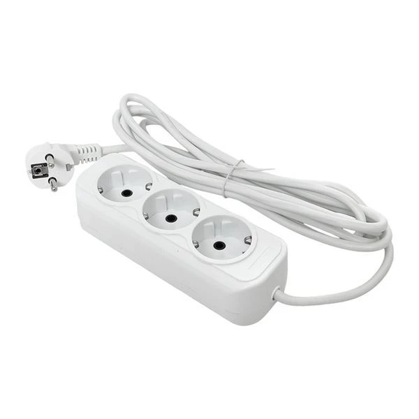 Удлинитель 3х5м с заземл. 16А IP20 Эксперт 3.0кВт ПВС 3х1 PROxima EKF UBA16-310-3-05 ТехноИмпульс
