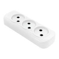 Колодка удлинителя 3-м без заземл. 10А Эксперт 2.2кВт EKF AKB10-3 ТехноИмпульс