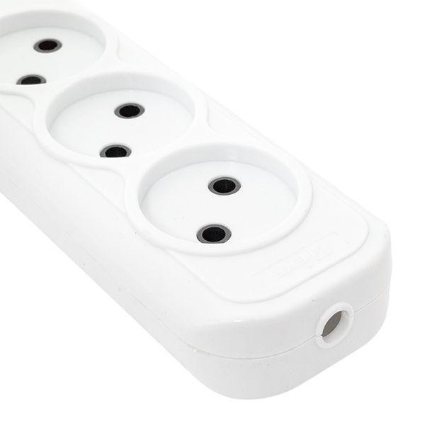 Колодка удлинителя 3-м без заземл. 10А Эксперт 2.2кВт EKF AKB10-3 ТехноИмпульс