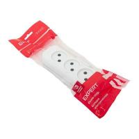 Колодка удлинителя 3-м без заземл. 10А Эксперт 2.2кВт EKF AKB10-3 ТехноИмпульс