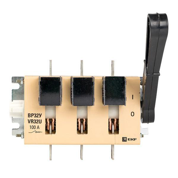 Выключатель-разъединитель ВР32У-31А31220 100А 1 напр. с дугогасит. камерами несъемная лев./прав. рукоятка MAXima EKF uvr32-31a31220 ТехноИмпульс