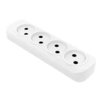 Колодка удлинителя 4-м без заземл. 10А Эксперт 2.2кВт EKF AKB10-4 ТехноИмпульс