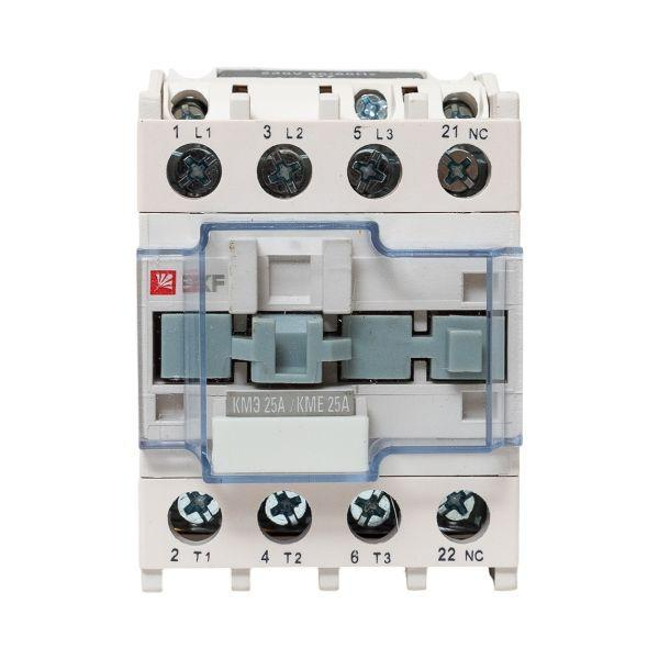 Контактор КМЭ 25А кат. 220В AC 1НЗ EKF ctr-s-25-220-nc ТехноИмпульс