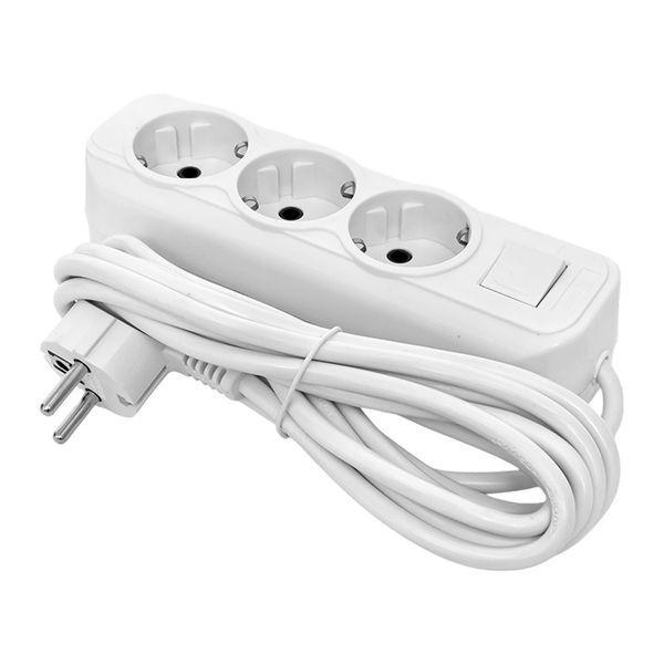 Удлинитель 3х5м с заземл. 16А IP20 Эксперт 3.0кВт с выкл. ПВС 3х1 PROxima EKF UBA16-310-3-05i ТехноИмпульс