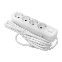 Удлинитель 4х3м с заземл. 16А IP20 Эксперт 3.0кВт с выкл. ПВС 3х1 EKF UBA16-310-4-03i ТехноИмпульс