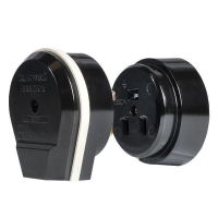 Разъем 1-м ОП РШ-ВШ 32А IP20 250В 2P+PE карболит. черн. PROxima EKF AS-250-O-03 ТехноИмпульс