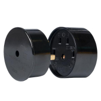 Разъем 1-м ОП РШ-ВШ 32А IP20 3P+PE 380В карболит. черн. PROxima EKF AS-380-O-04 ТехноИмпульс