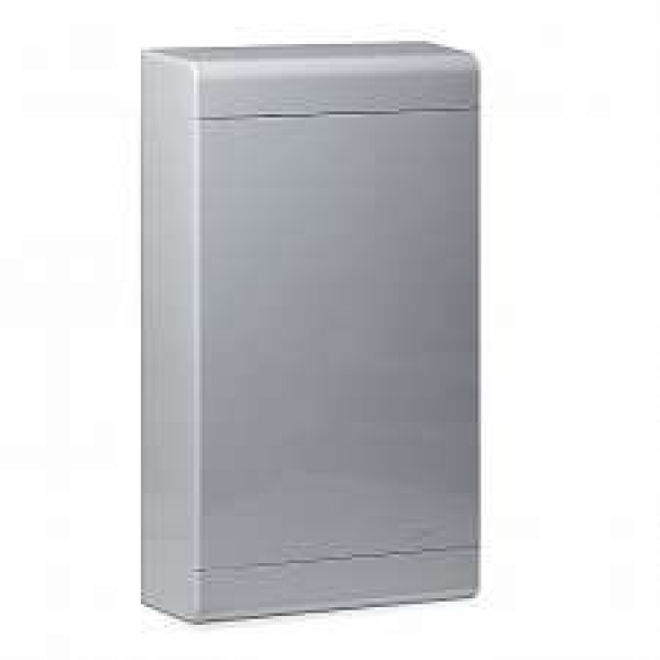 Щиток ОП Тусо 36мод. с непрозрач. двер. 520х303х117.5мм сер. Рувинил 68036С ТехноИмпульс