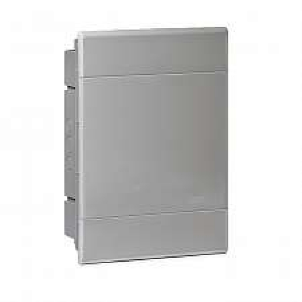 Щиток СП Тусо 24мод. с непрозрач. двер. 415х299х103мм сер. Рувинил 68124С ТехноИмпульс