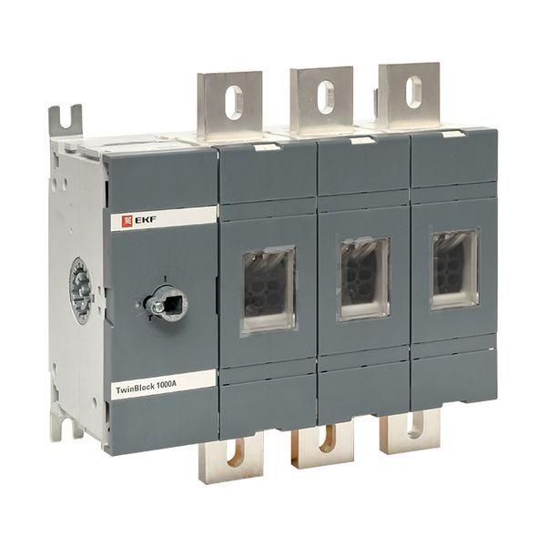 Рубильник 3п 1000А без рукоятки управления TwinBlock PROxima EKF tb-s-1000-3p ТехноИмпульс