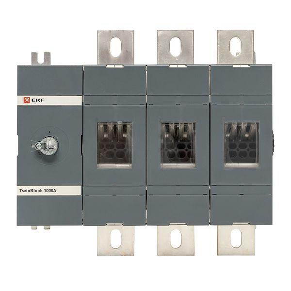 Рубильник 3п 1000А без рукоятки управления TwinBlock PROxima EKF tb-s-1000-3p ТехноИмпульс