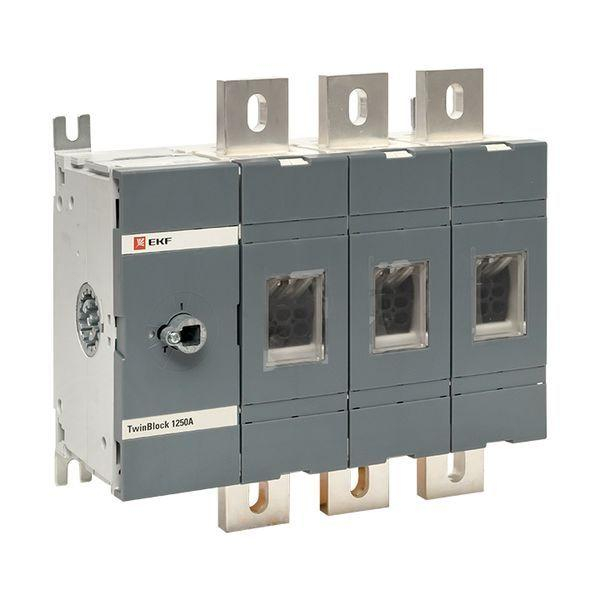 Рубильник 3п 1250А без рукоятки управления TwinBlock PROxima EKF tb-s-1250-3p ТехноИмпульс