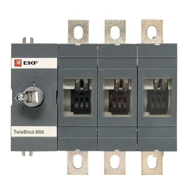 Рубильник 3п 800А без рукоятки управления TwinBlock PROxima EKF tb-s-800-3p ТехноИмпульс
