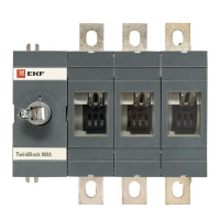Рубильник 3п 800А без рукоятки управления TwinBlock PROxima EKF tb-s-800-3p ТехноИмпульс