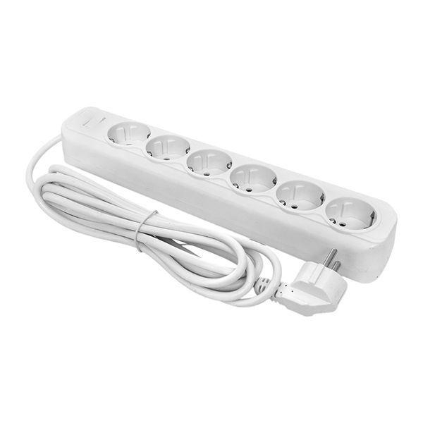 Удлинитель с сетевым фильтром 6х1.8м с заземл. 16А IP20 Блокбастер XL 3.2кВт ПВС 3х1 с выкл. PROxima EKF UFA16-310-6-018 ТехноИмпульс