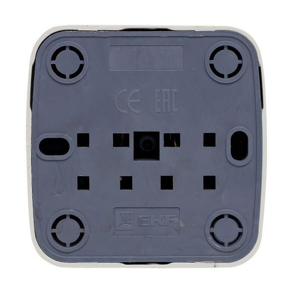 Розетка 1-м ОП Минск 10А IP20 без заземл. бел. Basic EKF EGR10-022-10 ТехноИмпульс