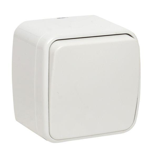 Выключатель 1-кл. ОП Минск 10А IP20 бел. Basic EKF EGV10-021-10 ТехноИмпульс