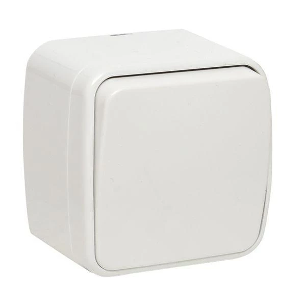 Выключатель 1-кл. ОП Минск 10А IP20 бел. Basic EKF EGV10-021-10 ТехноИмпульс