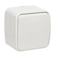 Выключатель 1-кл. ОП Минск 10А IP20 бел. Basic EKF EGV10-021-10 ТехноИмпульс