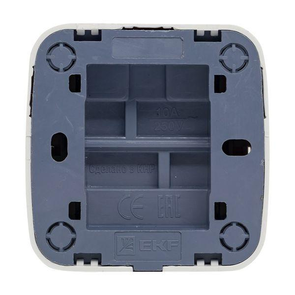 Выключатель 1-кл. ОП Минск 10А IP20 бел. Basic EKF EGV10-021-10 ТехноИмпульс