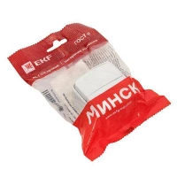 Выключатель 2-кл. ОП Минск 10А IP20 бел. Basic EKF EGV10-023-10 ТехноИмпульс