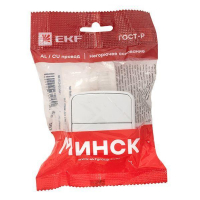 Выключатель 2-кл. ОП Минск 10А IP20 бел. Basic EKF EGV10-023-10 ТехноИмпульс