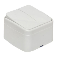 Выключатель 2-кл. ОП Минск 10А IP20 бел. Basic EKF EGV10-023-10 ТехноИмпульс