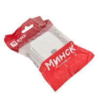 Выключатель 1-кл. ОП Минск 10А IP20 с индикатором бел. Basic EKF EGV10-121-10 ТехноИмпульс