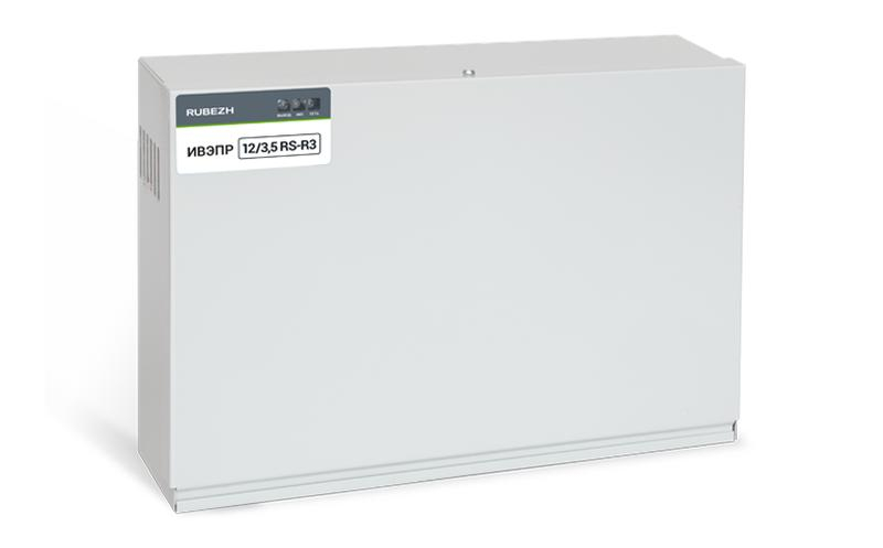 Источник вторичного электропитания резервированный адресный ИВЭПР 12/3.5 RS-R3 2х17 БР Рубеж Rbz-216603 ТехноИмпульс