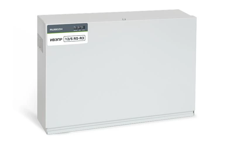 Источник вторичного электропитания резервированный адресный ИВЭПР 12/5 RS-R3 2х17 БР Рубеж Rbz-216606 ТехноИмпульс