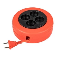 Удлинитель-рулетка 4х10м без заземл. 10А IP20 2.3кВт ПВС 2х0.75 PROxima EKF UBR-6-257-4-10 ТехноИмпульс