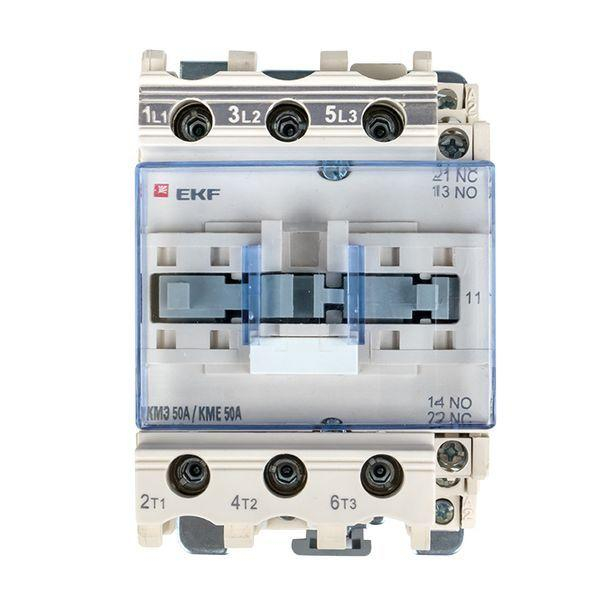 Контактор КМЭ 50А кат. 380В AC 1НО+1НЗ EKF ctr-s-50-380 ТехноИмпульс