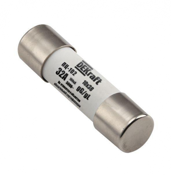 Предохранитель цилиндрический 20А 10х38 ПЦ-102 DEKraft 21367DEK ТехноИмпульс