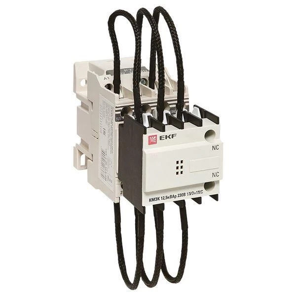 Контактор для конденсатора КМЭК 12.5квар 230В 1NО+1NC PROxima EKF ctrk-s-25-12.5-230 ТехноИмпульс