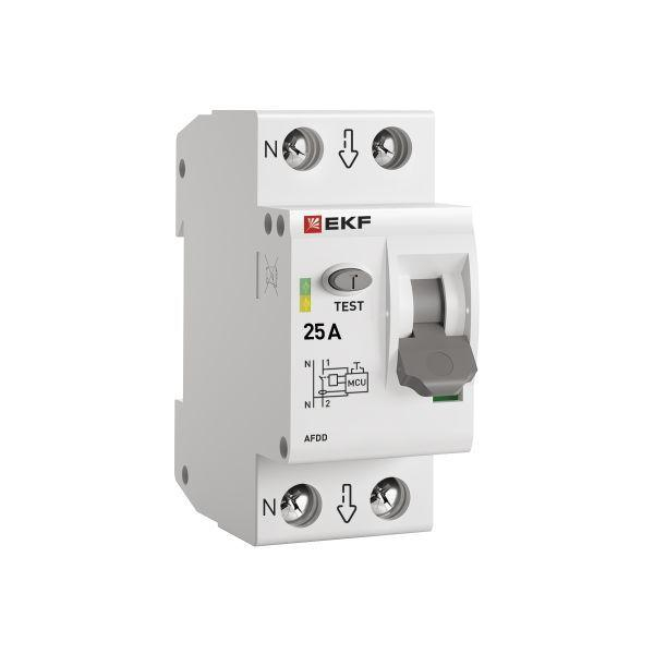 Устройство защиты от дугового пробоя (УЗДП) 1P+N 25А PROxima EKF afdd-2-25-pro ТехноИмпульс