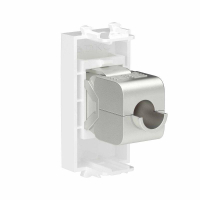 Розетка компьютерная 1мод. Avanti "Белое облако" RJ45 кат.6 без шторок экранир. модульная механизм DKC 4400791 ТехноИмпульс